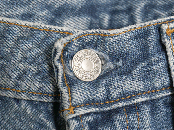 90s USA製 リーバイス 501 デニム パンツ メンズ 33 32 / オールド ジーンズ ジーパン Gパン ストレート ボタンフライ ヒゲ アタリ ペンキ