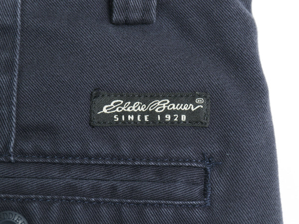 00s エディバウアー コットン チノ パンツ メンズ 33 30 / オールド RELAXED FIT ツータック チノパン スラックス ストレート ボトムス 紺