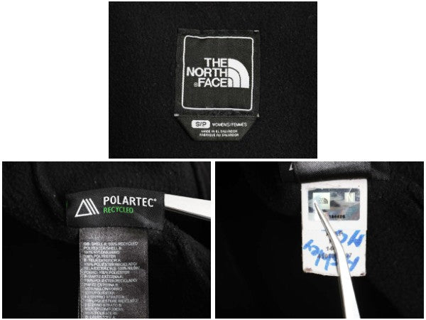 ノースフェイス デナリ ジャケット レディース S 古着 アウトドア フリース ナイロン フルジップ ブルゾン ジャンパー ハイネック ブラック