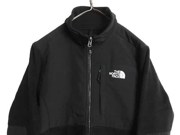 ノースフェイス デナリ ジャケット レディース S 古着 アウトドア フリース ナイロン フルジップ ブルゾン ジャンパー ハイネック ブラック