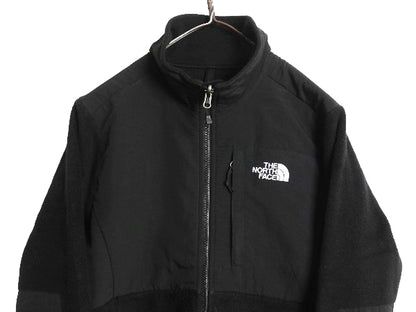 ノースフェイス デナリ ジャケット レディース S 古着 アウトドア フリース ナイロン フルジップ ブルゾン ジャンパー ハイネック ブラック