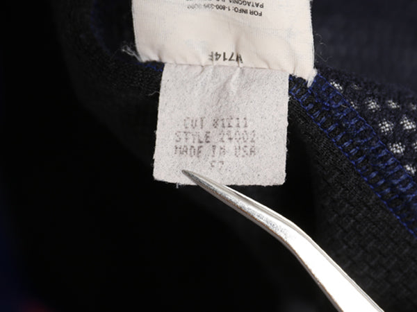 90s USA製 パタゴニア フライヤー ベスト メンズ M / オールド 97年製 フルジップ ハイネック フリース PEF キャプリーン 重ね着 前開き 青