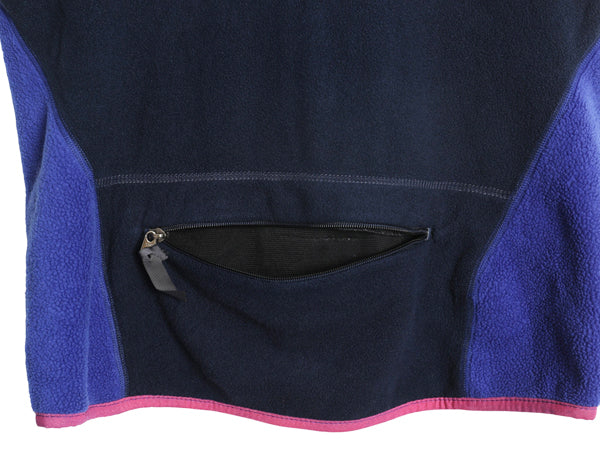 90s USA製 パタゴニア フライヤー ベスト メンズ M / オールド 97年製 フルジップ ハイネック フリース PEF キャプリーン 重ね着 前開き 青