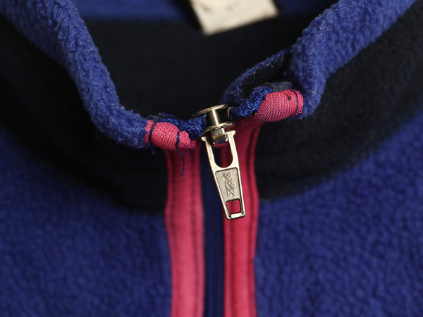 90s USA製 パタゴニア フライヤー ベスト メンズ M / オールド 97年製 フルジップ ハイネック フリース PEF キャプリーン 重ね着 前開き 青