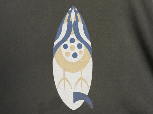USA製 パタゴニア プリント 半袖 Tシャツ メンズ L アウトドア グラフィック イラスト アート オーガニック コットン カットソー トップス