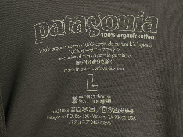 USA製 パタゴニア プリント 半袖 Tシャツ メンズ L アウトドア グラフィック イラスト アート オーガニック コットン カットソー トップス