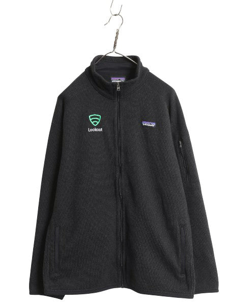 パタゴニア ベターセーター ジャケット レディース XL / 18年製 裏起毛 フリース セーター フルジップ ハイネック 企業物 大きいサイズ 黒