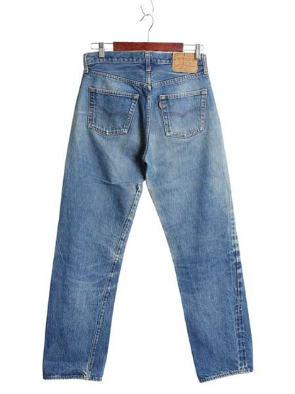 80s USA製 ★ リーバイス 501 赤耳 デニム パンツ メンズ 32 34 ヴィンテージ セルビッジ 内股シングル ヒゲ ジーパン ジーンズ ストレート