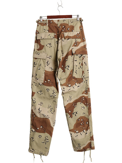 90s US ARMY 米軍実物 デザート カモ カーゴ パンツ SMALL LONG / オールド 90年製 BDU 6C チョコチップ 迷彩柄 ボトムス ミリタリー 軍物 
