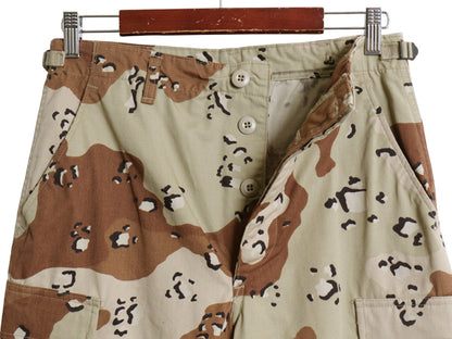 90s US ARMY 米軍実物 デザート カモ カーゴ パンツ SMALL LONG / オールド 90年製 BDU 6C チョコチップ 迷彩柄 ボトムス ミリタリー 軍物 