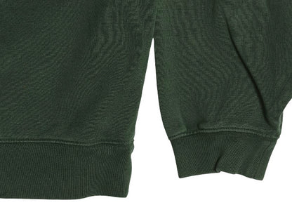 エルエルビーン ロゴ 刺繍 スウェット メンズ XL / アウトドア トレーナー クルーネック 裏起毛 前V ヘビーウェイト 大きいサイズ グリーン