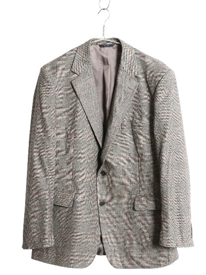 イタリア製 ブルックスブラザーズ ロロピアーナ テーラード ジャケット メンズ XL ブレザー メリノ ウール チェック トラッド 大きいサイズ