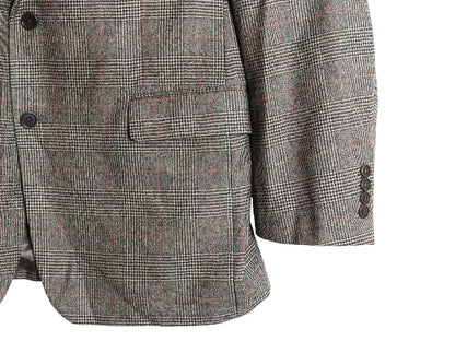 イタリア製 ブルックスブラザーズ ロロピアーナ テーラード ジャケット メンズ XL ブレザー メリノ ウール チェック トラッド 大きいサイズ