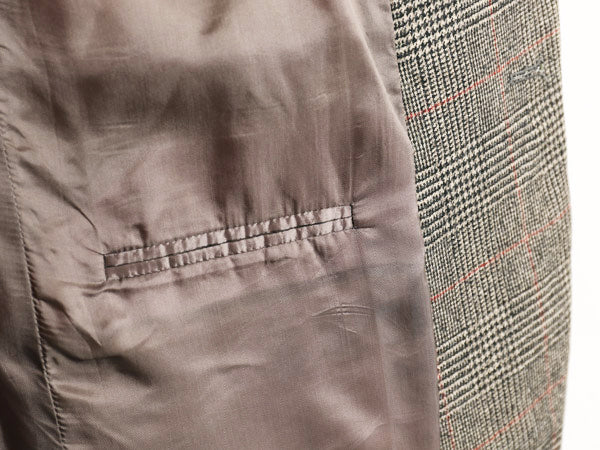 イタリア製 ブルックスブラザーズ ロロピアーナ テーラード ジャケット メンズ XL ブレザー メリノ ウール チェック トラッド 大きいサイズ