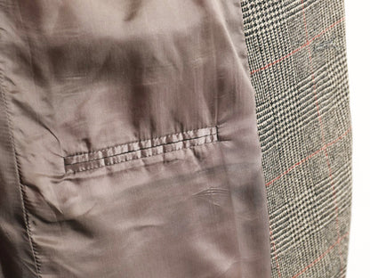 イタリア製 ブルックスブラザーズ ロロピアーナ テーラード ジャケット メンズ XL ブレザー メリノ ウール チェック トラッド 大きいサイズ