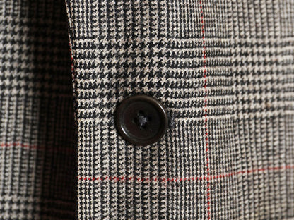 イタリア製 ブルックスブラザーズ ロロピアーナ テーラード ジャケット メンズ XL ブレザー メリノ ウール チェック トラッド 大きいサイズ