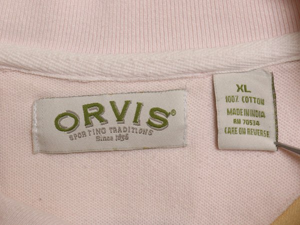 00s オービス パッチワーク 鹿の子 半袖 ポロシャツ メンズ XL 古着 オールド 半袖シャツ カットソー コットン 大きいサイズ マルチカラー