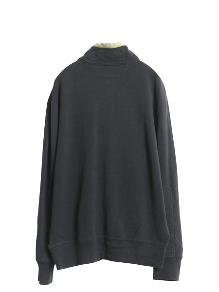 00s ポロ ラルフローレン ハーフジップ スウェット メンズ XL / 古着 オールド トレーナー ハイネック プルオーバー ブラック 大きいサイズ