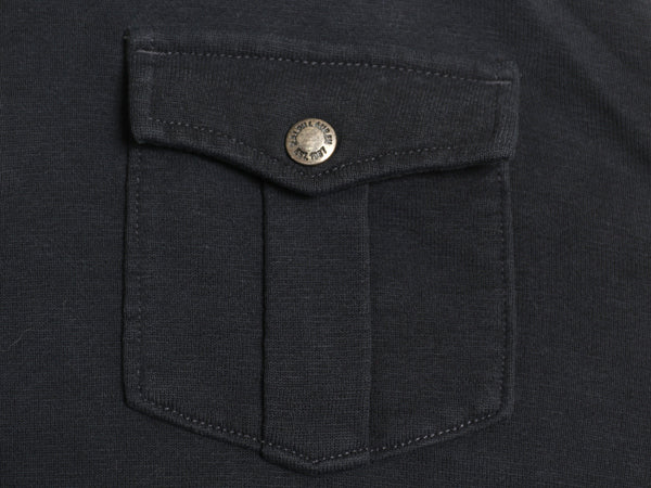 00s ポロ ラルフローレン ハーフジップ スウェット メンズ XL / 古着 オールド トレーナー ハイネック プルオーバー ブラック 大きいサイズ