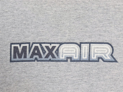 90s ナイキ 両面 プリント Tシャツ メンズ XL / オールド カットソー スウッシュ グラフィック イラスト ヘビーウェイト 大きいサイズ 灰