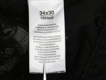 ポロ ラルフローレン ブラック デニム パンツ メンズ 実寸 36 30 / ヴィンテージ モデル ジーンズ ジーパン スリム ストレート ストレッチ