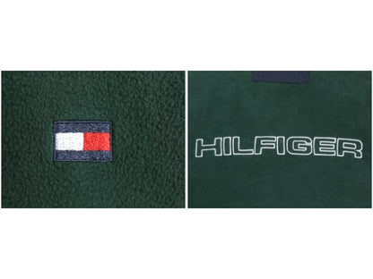 90s トミーヒルフィガー リバーシブル セーリング ジャケット メンズ L 古着 オールド ナイロン フリース フルジップ ブルゾン ジャンパー