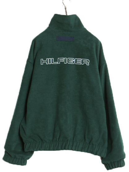 90s トミーヒルフィガー リバーシブル セーリング ジャケット メンズ L 古着 オールド ナイロン フリース フルジップ ブルゾン ジャンパー