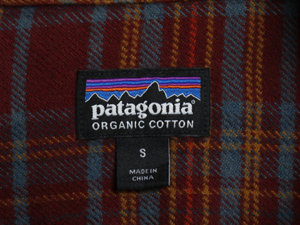 パタゴニア ロングスリーブ フィヨルド フランネル シャツ メンズ S 古着 17年製 アウトドア チェック ネルシャツ 長袖シャツ マルチカラー