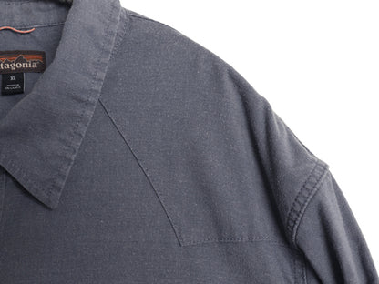 パタゴニア ウエスタン スナップ シャツ メンズ XL / 18年製 長袖シャツ ストレッチ スナップボタン ヘンプ 無地 カジュアル 大きいサイズ