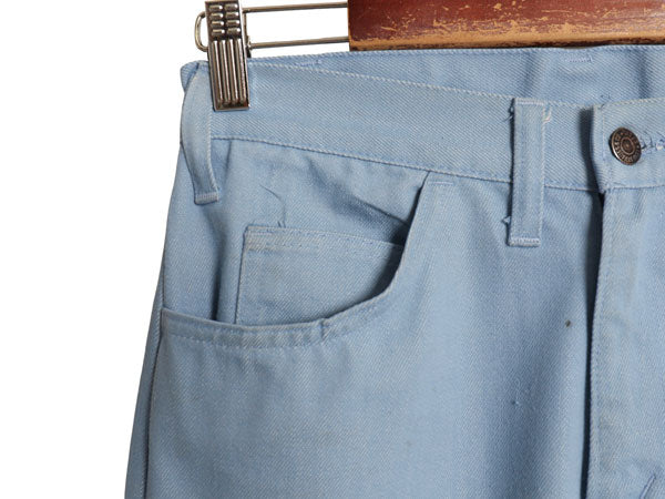70s USA製 ★ リーバイス 518 BIG E スタプレ パンツ メンズ 28 31 古着 ヴィンテージ スラックス 42タロン ノータック スリム テーパード