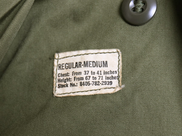 60s 米軍実物 US ARMY M-65 フィールド ジャケット MEDIUM REGULAR / 古着 ヴィンテージ ミリタリー ジャンパー ブルゾン 軍物 2nd アルミ