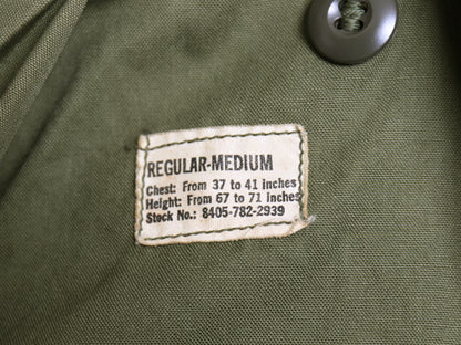 60s 米軍実物 US ARMY M-65 フィールド ジャケット MEDIUM REGULAR / 古着 ヴィンテージ ミリタリー ジャンパー ブルゾン 軍物 2nd アルミ