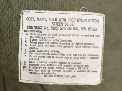 60s 米軍実物 US ARMY M-65 フィールド ジャケット MEDIUM REGULAR / 古着 ヴィンテージ ミリタリー ジャンパー ブルゾン 軍物 2nd アルミ