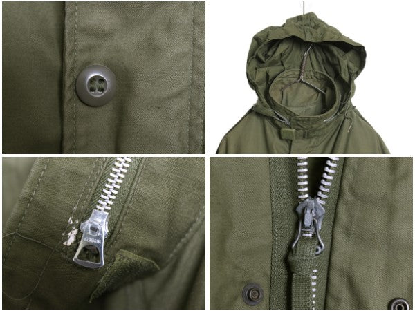 60s 米軍実物 US ARMY M-65 フィールド ジャケット MEDIUM REGULAR / 古着 ヴィンテージ ミリタリー ジャンパー ブルゾン 軍物 2nd アルミ