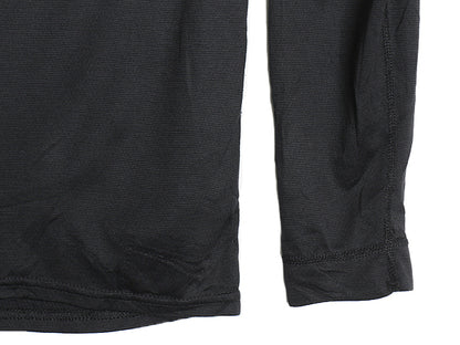00s USA製 パタゴニア キャプリーン 長袖 Tシャツ メンズ L 古着 00年製 オールド アウトドア ストレッチ アンダーシャツ ロンT  無地 黒