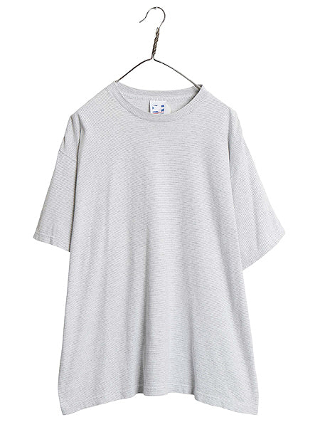 90s USA製 LEXINGTON ボーダー 半袖 Tシャツ メンズ XL / オールド ヘビーウェイト コットン トップス ツートン 大きいサイズ カットソー　