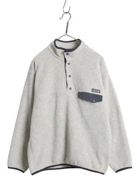 パタゴニア シンチラ スナップT メンズ L 15年製 プルオーバー フリース ジャケット ブルゾン ジャンパー アウトドア ハイネック シンプル