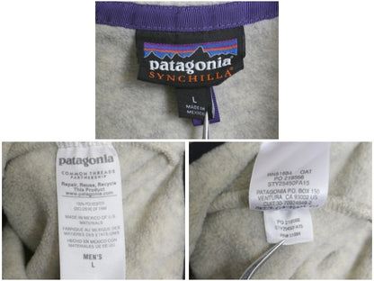 パタゴニア シンチラ スナップT メンズ L 15年製 プルオーバー フリース ジャケット ブルゾン ジャンパー アウトドア ハイネック シンプル