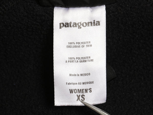 パタゴニア シンチラ フリース ベスト レディース XS / 07年製 アウトドア ハイネック フルジップ ノースリーブ 前開き 重ね着 シンプル 黒