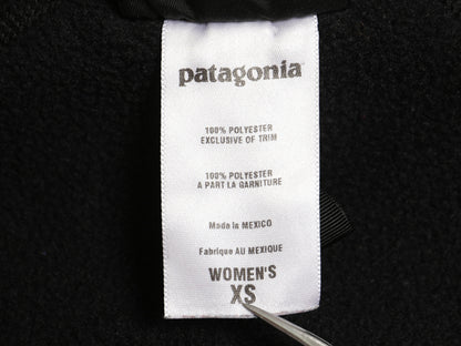 パタゴニア シンチラ フリース ベスト レディース XS / 07年製 アウトドア ハイネック フルジップ ノースリーブ 前開き 重ね着 シンプル 黒