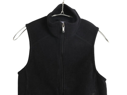 パタゴニア シンチラ フリース ベスト レディース XS / 07年製 アウトドア ハイネック フルジップ ノースリーブ 前開き 重ね着 シンプル 黒