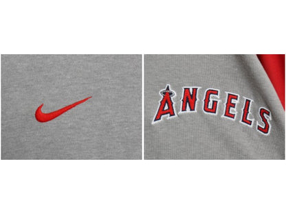 エンゼルス ベースボール シャツ メンズ XXL / MLB オフィシャル ナイキ 大リーグ スウッシュ ユニフォーム スウェット 野球 大きいサイズ
