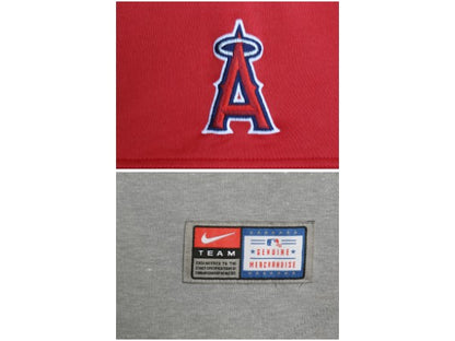 エンゼルス ベースボール シャツ メンズ XXL / MLB オフィシャル ナイキ 大リーグ スウッシュ ユニフォーム スウェット 野球 大きいサイズ
