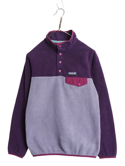 パタゴニア ライトウェイト シンチラ スナップT レディース XS 程 / 古着 16年製 フリース プルオーバー ジャケット ジャンパー アウトドア