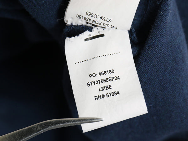 パタゴニア プリント 半袖 Tシャツ メンズ S レディース M / 24年製 アウトドア ワンポイント カットソー シンプル トップス カジュアル 紺