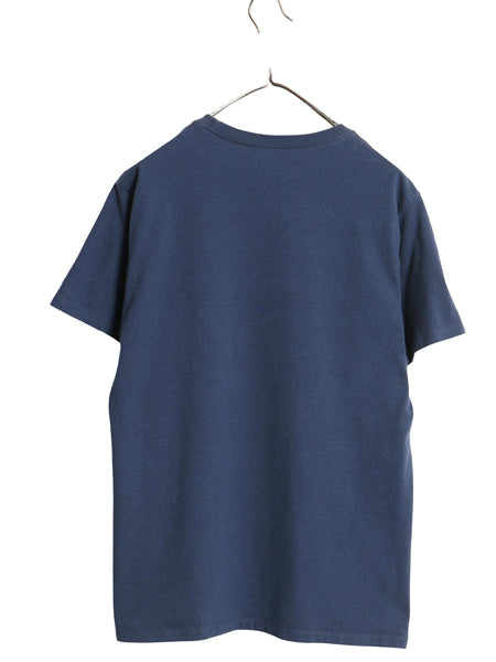 パタゴニア プリント 半袖 Tシャツ メンズ S レディース M / 24年製 アウトドア ワンポイント カットソー シンプル トップス カジュアル 紺