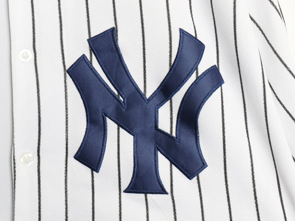 ヤンキース ベースボール シャツ メンズ XL / MLB オフィシャル マジェスティック 大リーグ ユニフォーム 大きいサイズ 半袖シャツ 重ね着