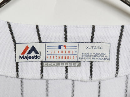 ヤンキース ベースボール シャツ メンズ XL / MLB オフィシャル マジェスティック 大リーグ ユニフォーム 大きいサイズ 半袖シャツ 重ね着