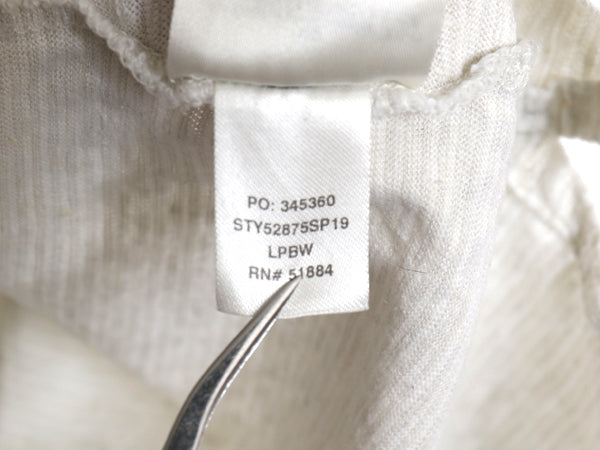 パタゴニア 無地 半袖 Tシャツ レディース S / 19年製 アウトドア カットソー 麻 ヘンプ オーガニック コットン ジャージ 織柄 ボーダー  