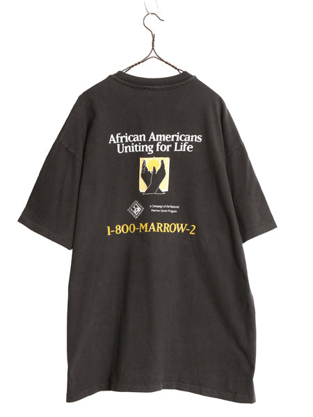 90s USA製 ★ アート イラスト プリント Tシャツ メンズ XL オールド シングルステッチ グラフィック 芸術 ヘビーウェイト 大きいサイズ 黒